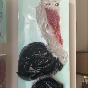 Glass art-Pelican